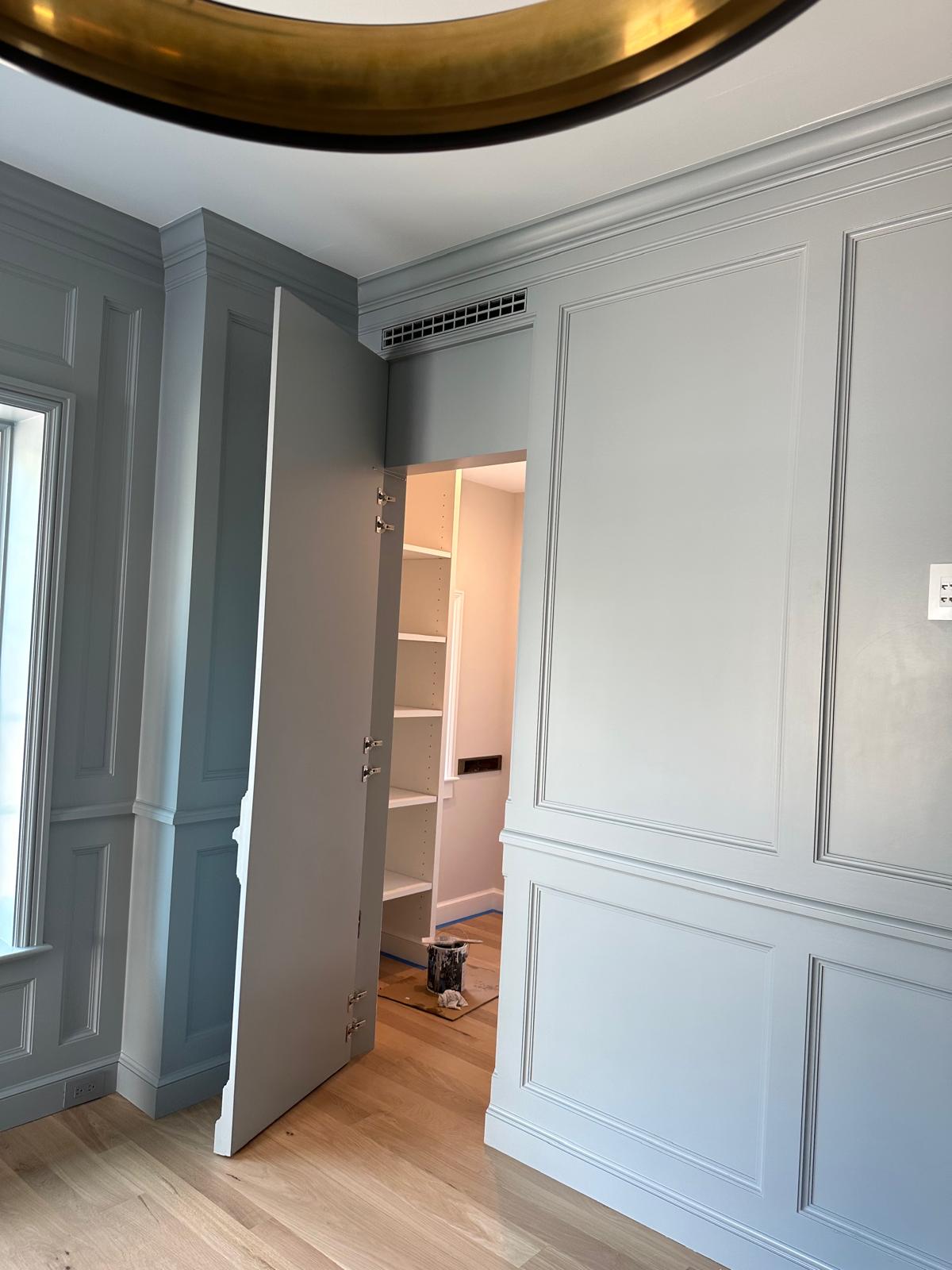 Hidden Jib Door In Wainscoting